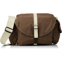 Bolsa de accesorios trasera para cámara de lona con logotipo personalizado duradero para exteriores, bolsas de hombro DSLR para fotografía de viaje