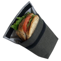 Promoción de nuevo diseño, bolsa térmica reutilizable de tela reciclada para almuerzo, ecológica, bolsas de picnic con estampado personalizado para niños