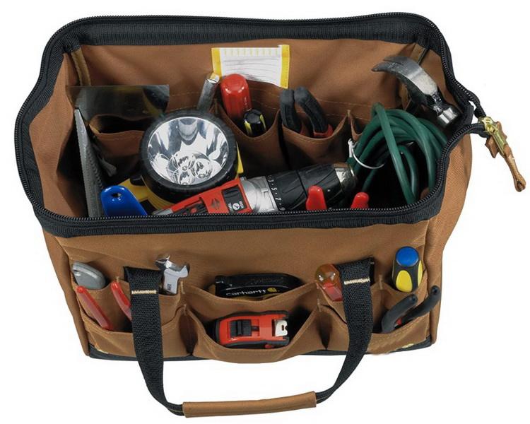 Kits de herramientas de múltiples bolsillos de alta resistencia, organizador de bolsa de transporte de almacenamiento, bolsa de herramientas grande personalizada para técnico electricista