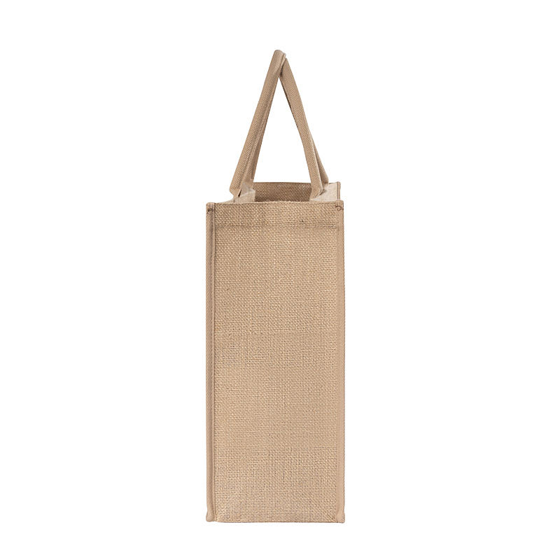 Bolso de mano ecológico personalizado para mujer, bolso de mano para compras de comestibles, bolso de yute