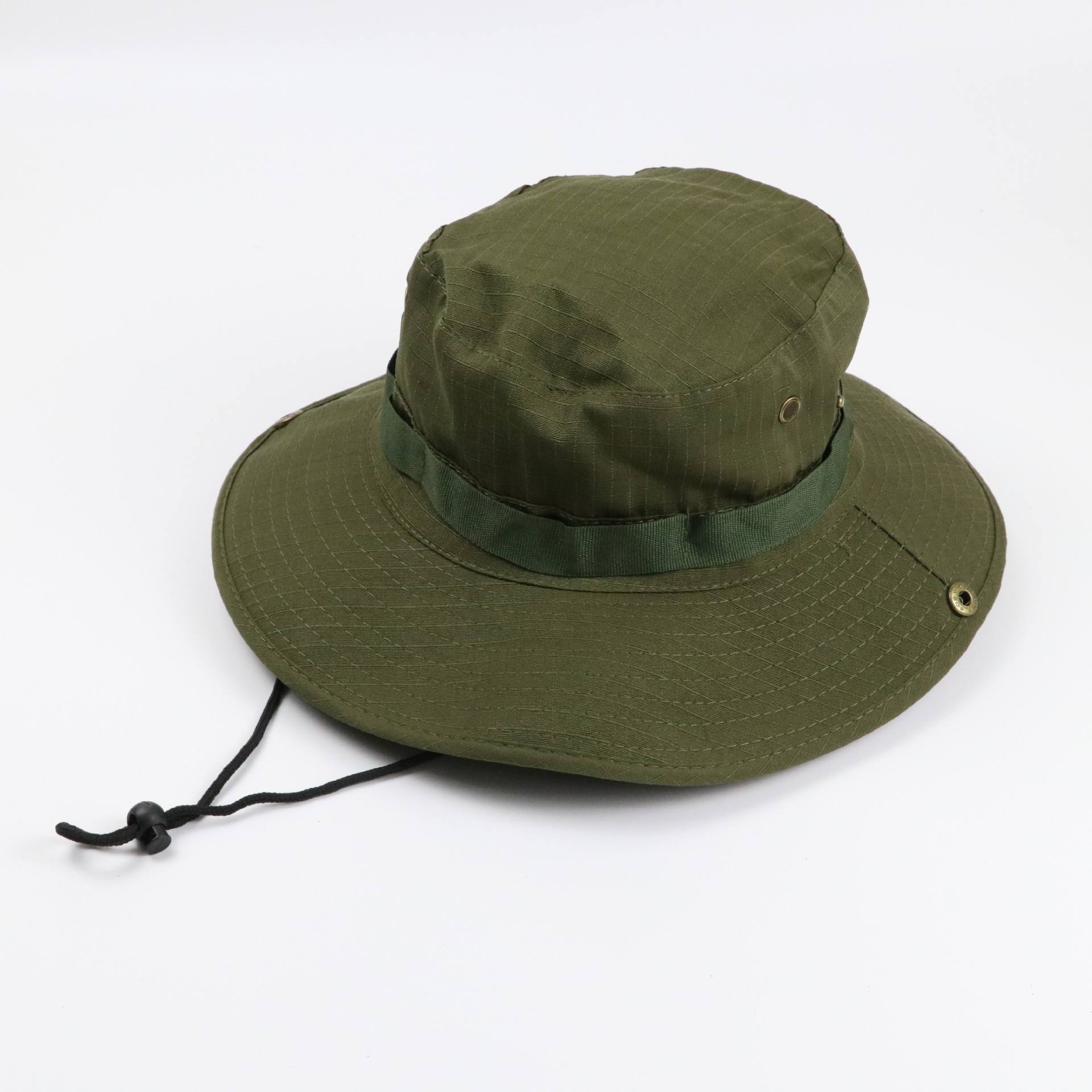 Sombreros de pescador de viaje para ocio, sombreros de cubo de Color sólido a la moda para hombres y mujeres, sombrero de verano de ala ancha con parte superior plana