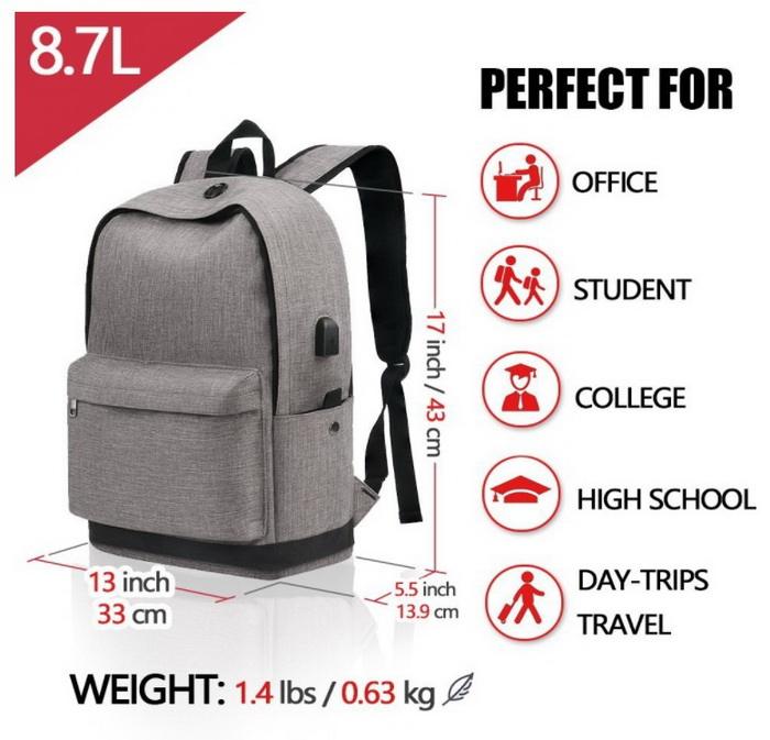 La mejor mochila usb impermeable personalizada de alta calidad, mochila de viaje, mochila inteligente para ordenador portátil con cargador