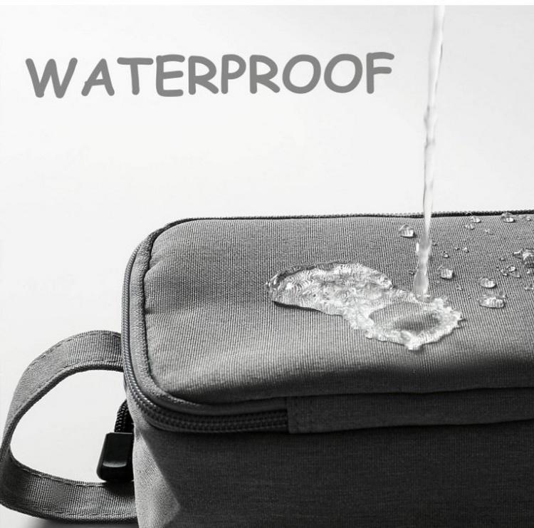 Bolsa de aseo para hombre con 3 compartimentos, organizador de viaje Unisex personalizado, Kit Dopp de afeitar impermeable, bolsa de aseo con bolsa de PVC transparente
