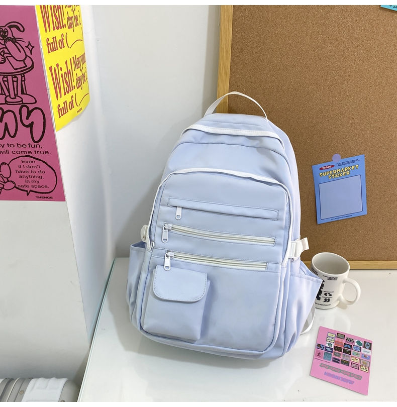 Mochila estilo coreano Ulzzang para mujer, mochila informal Harajuku para estudiantes, mochila para estudiantes, parejas, mochila Ins para mujer
