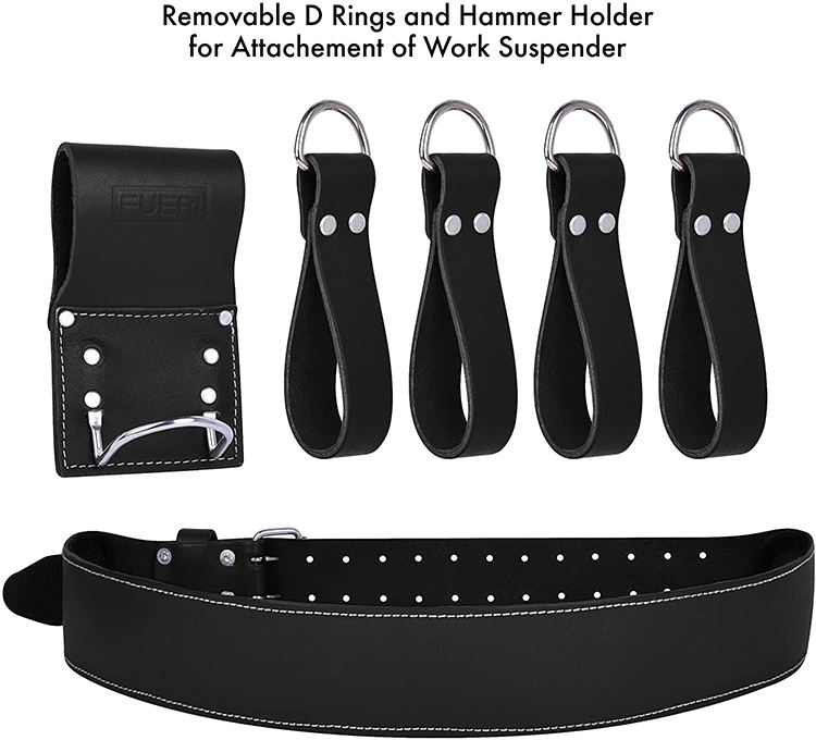 Bolsa organizadora de herramientas profesional, bolsa de cuero con herramientas, cinturón para carpinteros