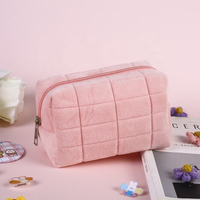 Bolsa de maquillaje impermeable personalizada con bolsa de cosméticos portátil con cremallera para mujeres y niñas