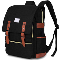 Mochila para portátil de 15,6 pulgadas a la moda con puerto de carga USB mochila escolar para mujeres y hombres