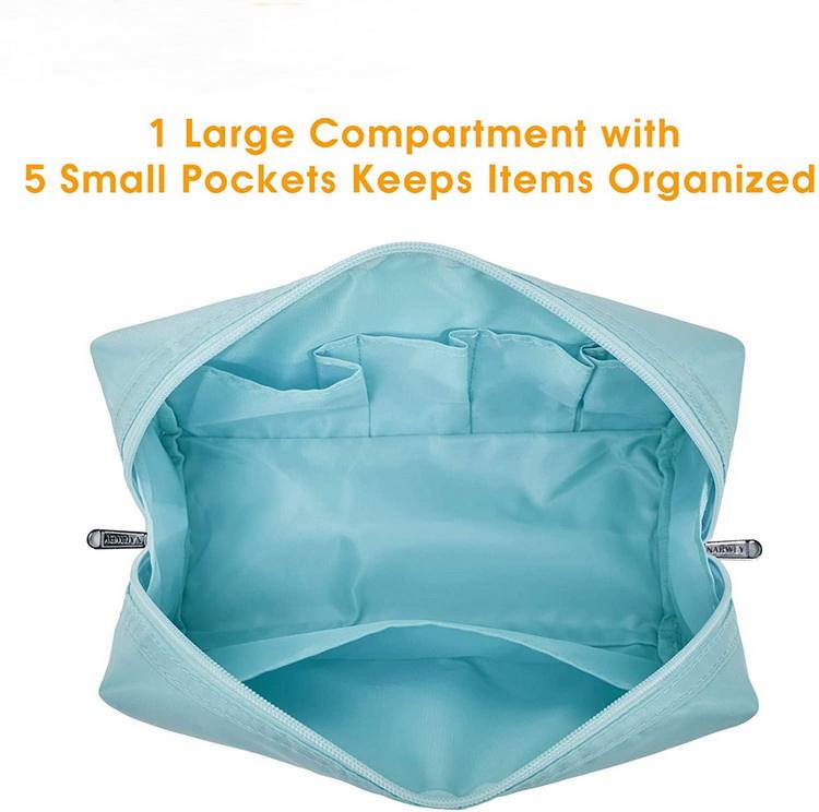 Bolsas o bolsas de cosméticos de etiqueta privada promocional a precio de fábrica, bolsa de viaje impermeable para artículos de tocador, logotipo personalizado