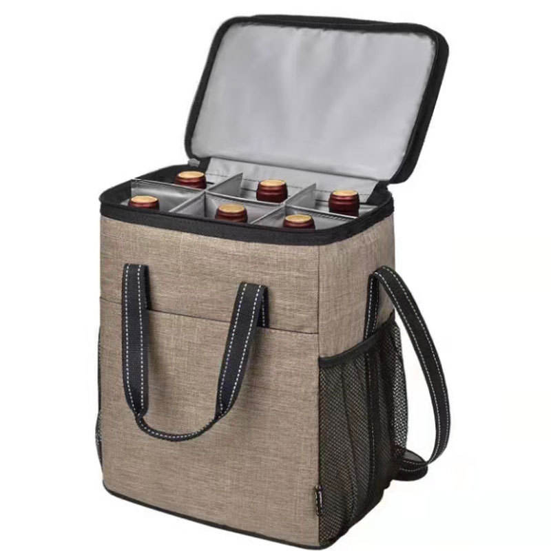 Bolsa enfriadora de vino de gran volumen, incubadora multifuncional de campo portátil, bolsa enfriadora de picnic de almacenamiento fresco