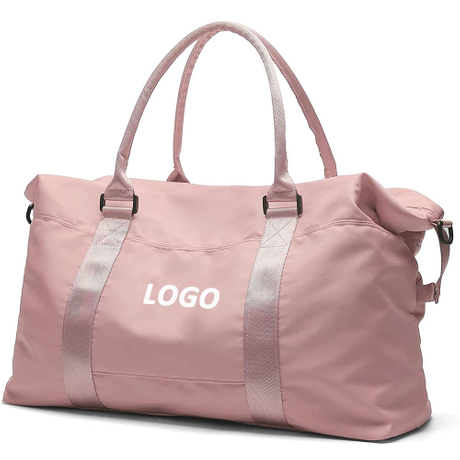 Bolsas de lona impermeables personalizadas para mujer, bolsas de lona de viaje de nailon personalizadas con separación seca y húmeda