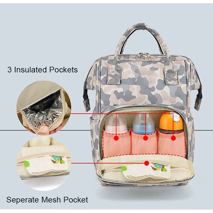 mochila multifunción de viaje para bebé para mujer