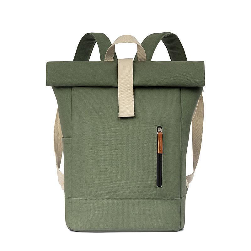 Gran oferta de mochilas para mujer, mochila personalizada de gran capacidad con tapa enrollable para ordenador portátil, mochila escolar comunitaria personalizada