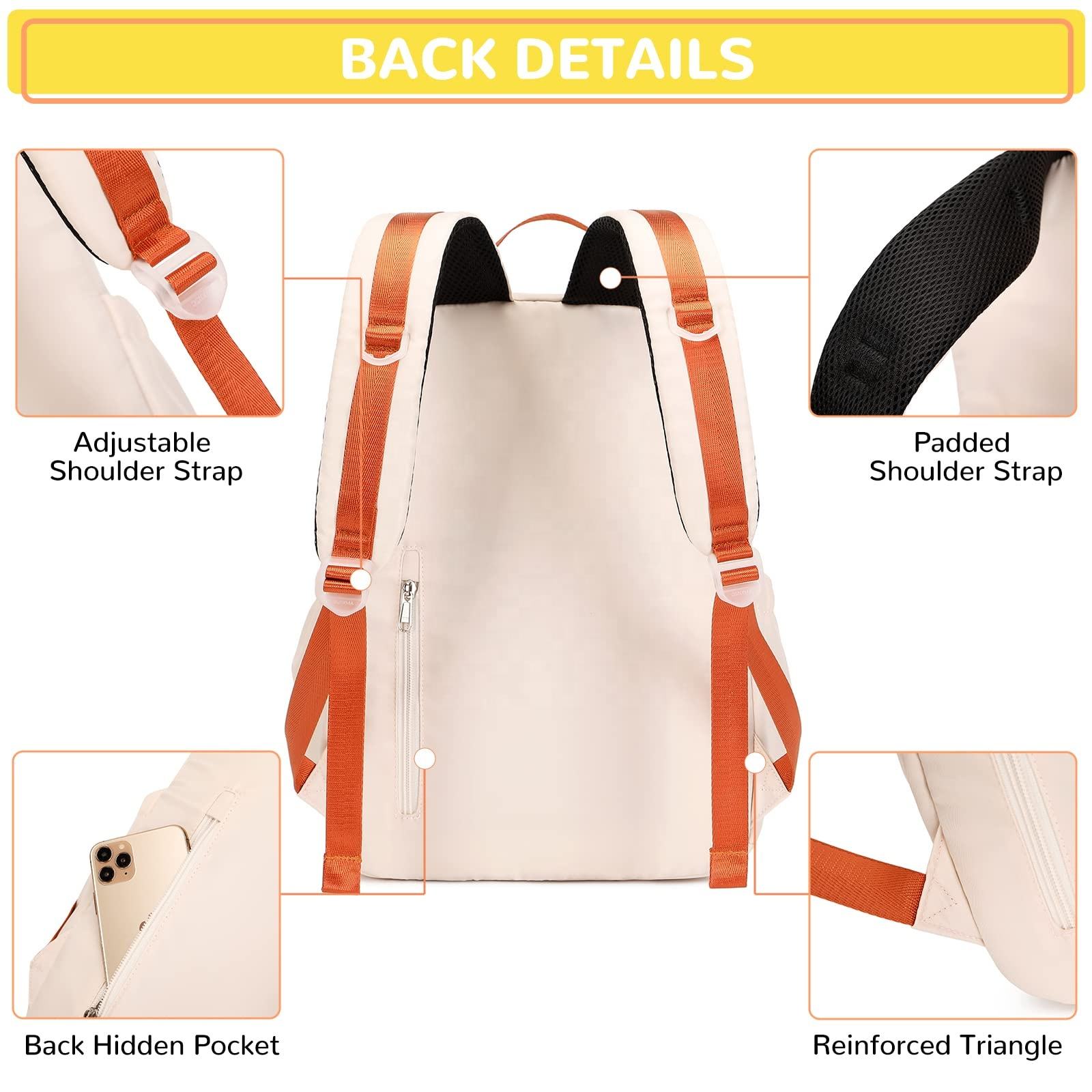 Nuevo bolso de la mochila de la escuela del diseñador de moda para la mochila al aire libre de la mochila de la computadora de las muchachas universitarias