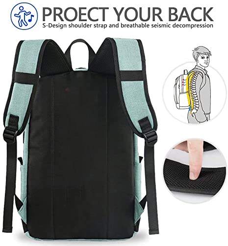 Mochila para portátil de 15,6 pulgadas de viaje para estudiantes respetuosa con el medio ambiente recientemente desarrollada que lleva una mochila para portátil de senderismo con usb