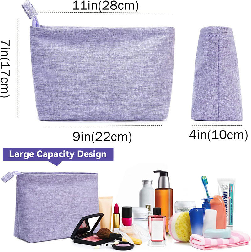 Portablae - Bolsa de cosméticos de nailon personalizada, organizador de bolsas de maquillaje de viaje para mujeres y niñas