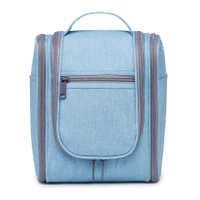 Bolsa de aseo con múltiples bolsillos para colgar de gran capacidad, bolsa organizadora de cosméticos para viajes al aire libre