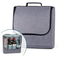 Amazon's New 2 Bottles Wine Cooler Bag Bolsa de aislamiento multifunción impermeable portátil para exteriores