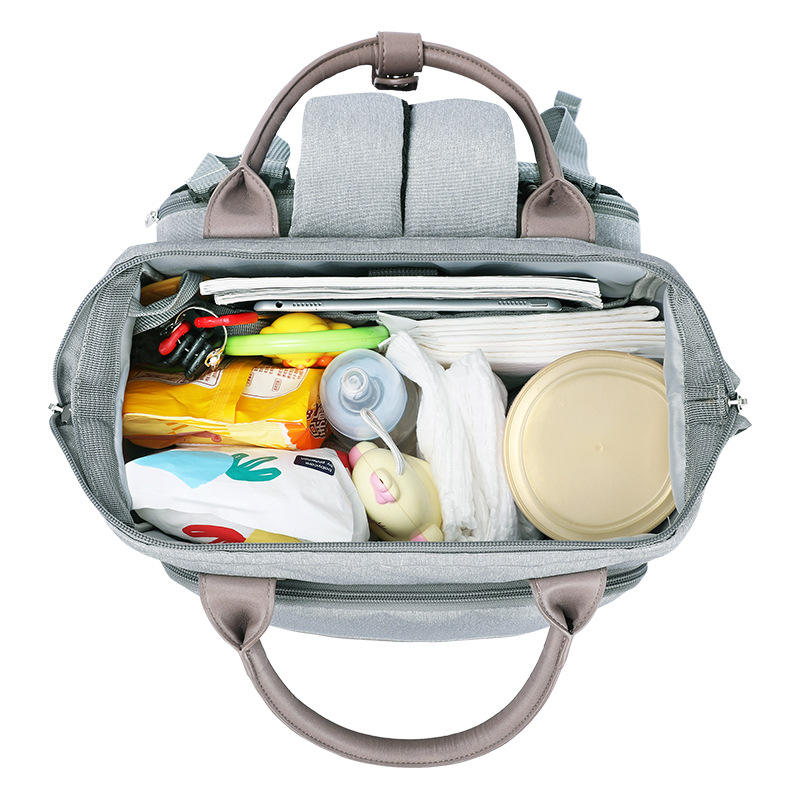 Cuna portátil plegable de gran capacidad para pícnic, almuerzo, comida, leche materna, bolsa enfriadora, bolsa para mamá y bebé