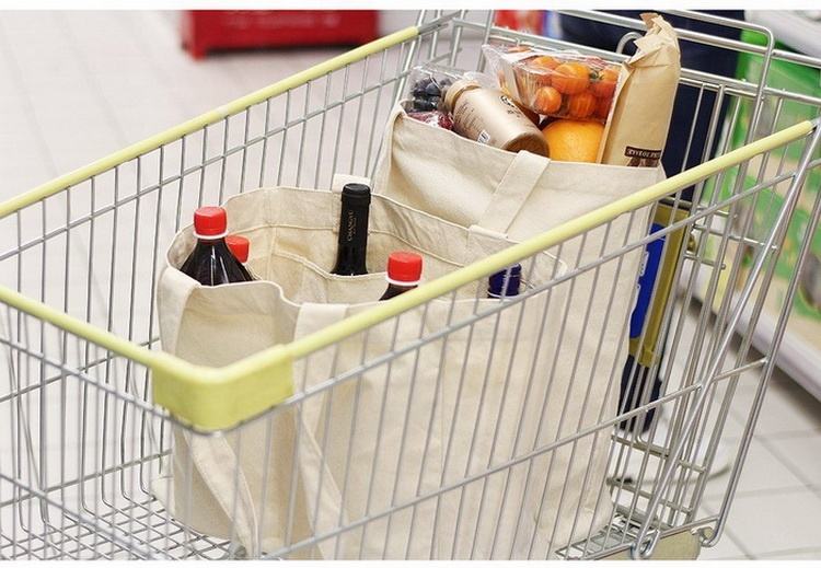 Bolsa de productos de compras de tela de muselina de algodón orgánico lavable reutilizable para verduras, frutas, venta al por mayor barata