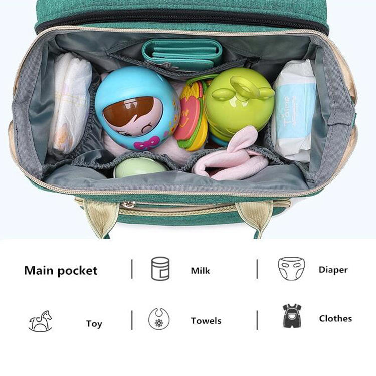 Bolsa organizadora de productos para bebés, mochila multiusos para exteriores para mamá, para uso diario y viajes