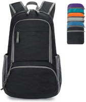 Venta al por mayor, mochila de senderismo plegable, mochila impermeable unisex plegable plegable personalizada para exteriores