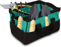 Gran oferta de Amzon, tela Oxford multibolsillo, bolsa de jardín de gran capacidad, bolsa de herramientas, organizador de herramientas de jardín, bolsa de almacenamiento de herramientas