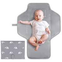 Cambiador de pañales portátil Estación de cambio de bebé impermeable plegable Cambiador de bebé