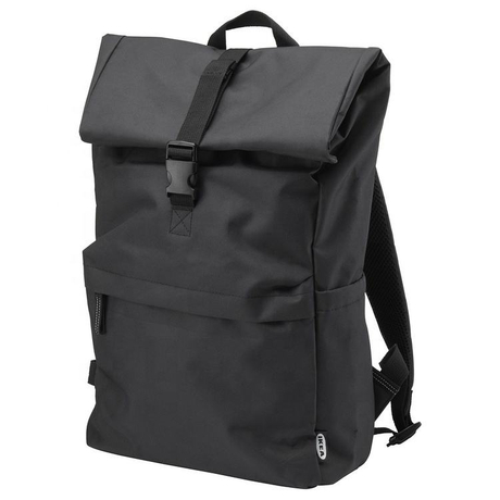 Nueva llegada, mochila con tapa enrollable, mochila impermeable con tapa enrollable, mochila de viaje PET reciclada