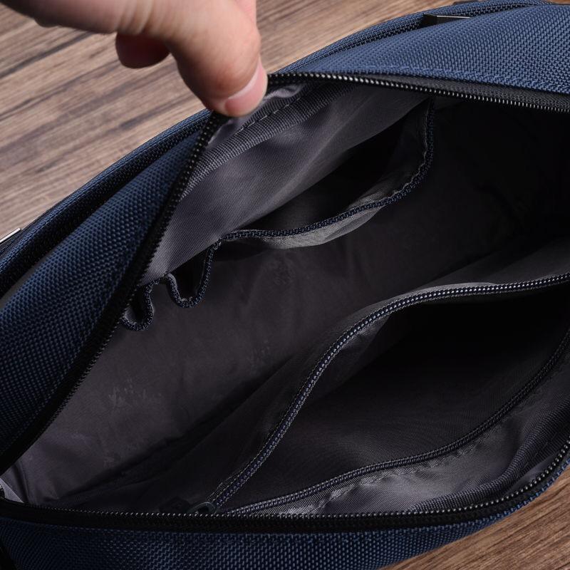 Bolso de hombro tipo bandolera pequeño antirrobo para hombre, bolso de hombro de viaje impermeable, bolso cruzado ligero