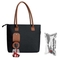 Bolsas de transporte con aislamiento térmico de vino térmico para viajes en la playa con logotipo personalizado, bolsa enfriadora de vino para picnic con dispensador oculto