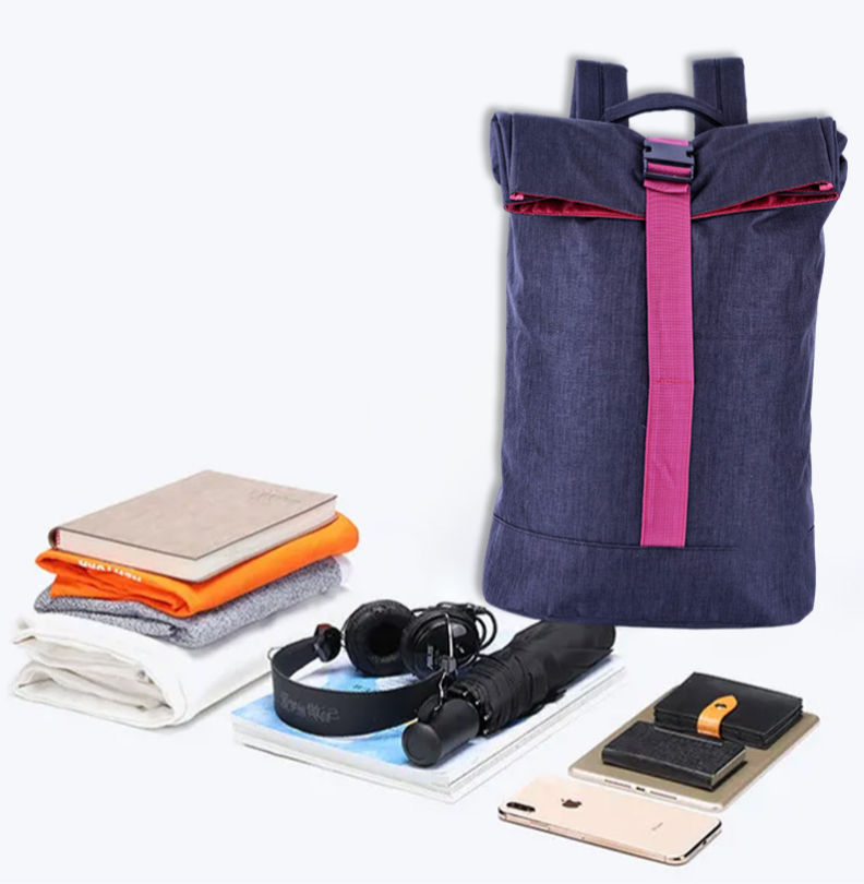 Mochila de alta calidad para viajes, senderismo, acampada, mochila enrollable, mochila vintage, mochila de diseñador de moda, mochila de día