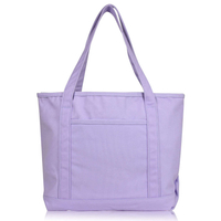 Gran oferta, bolso de lona con logotipo personalizado duradero, bolso de compras con cremallera, bolsas de mano para mujer