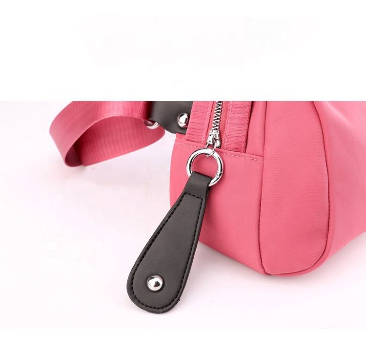 Bolso bandolera antirrobo para mujer impermeable reciclado rpet messenger bandolera con bandolera ajustable